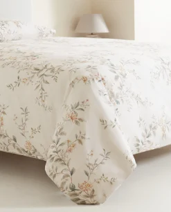 ZARA Home Floral Print Duvet Cover