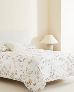 ZARA Home Floral Print Duvet Cover