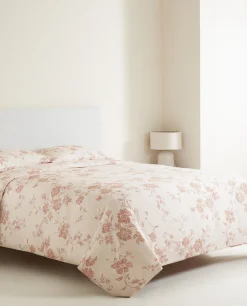 ZARA Home Floral Print Duvet Cover