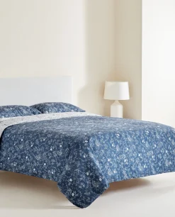 ZARA Home Floral Print Flat Sheet