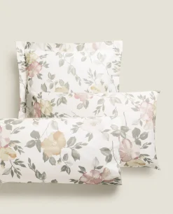 ZARA Home Floral Print Pillowcase