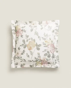 ZARA Home Floral Print Pillowcase