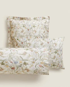 ZARA Home Floral Print Pillowcase