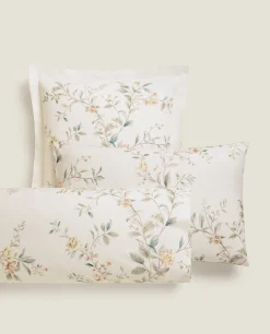 ZARA Home Floral Print Pillowcase