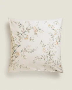ZARA Home Floral Print Pillowcase