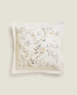 ZARA Home Floral Print Pillowcase