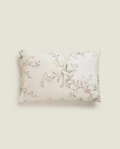 ZARA Home Floral Print Pillowcase