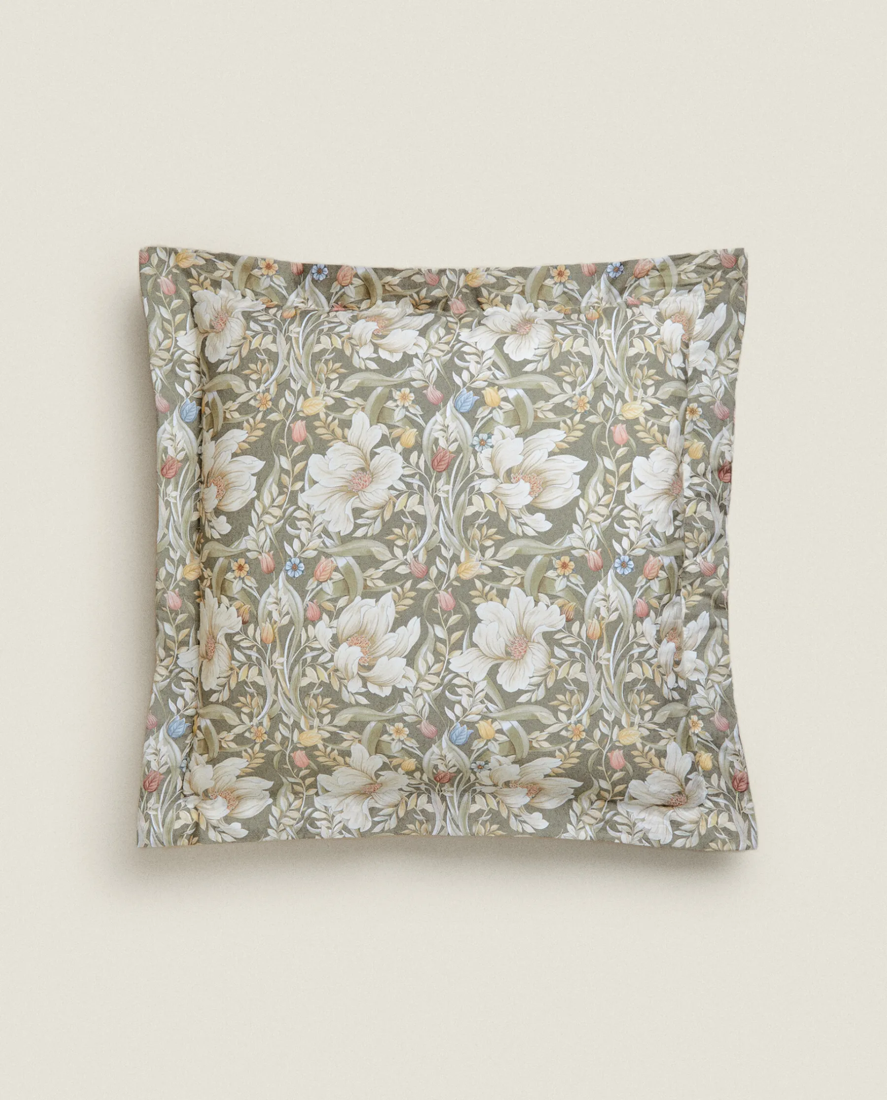 ZARA Home Floral Print Pillowcase