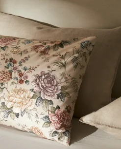 ZARA Home Floral Print Pillowcase