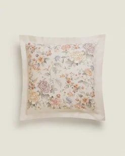 ZARA Home Floral Print Pillowcase