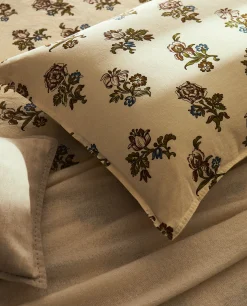 ZARA Home Floral Print Pillowcase