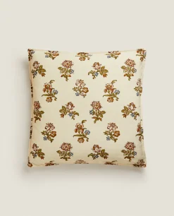 ZARA Home Floral Print Pillowcase