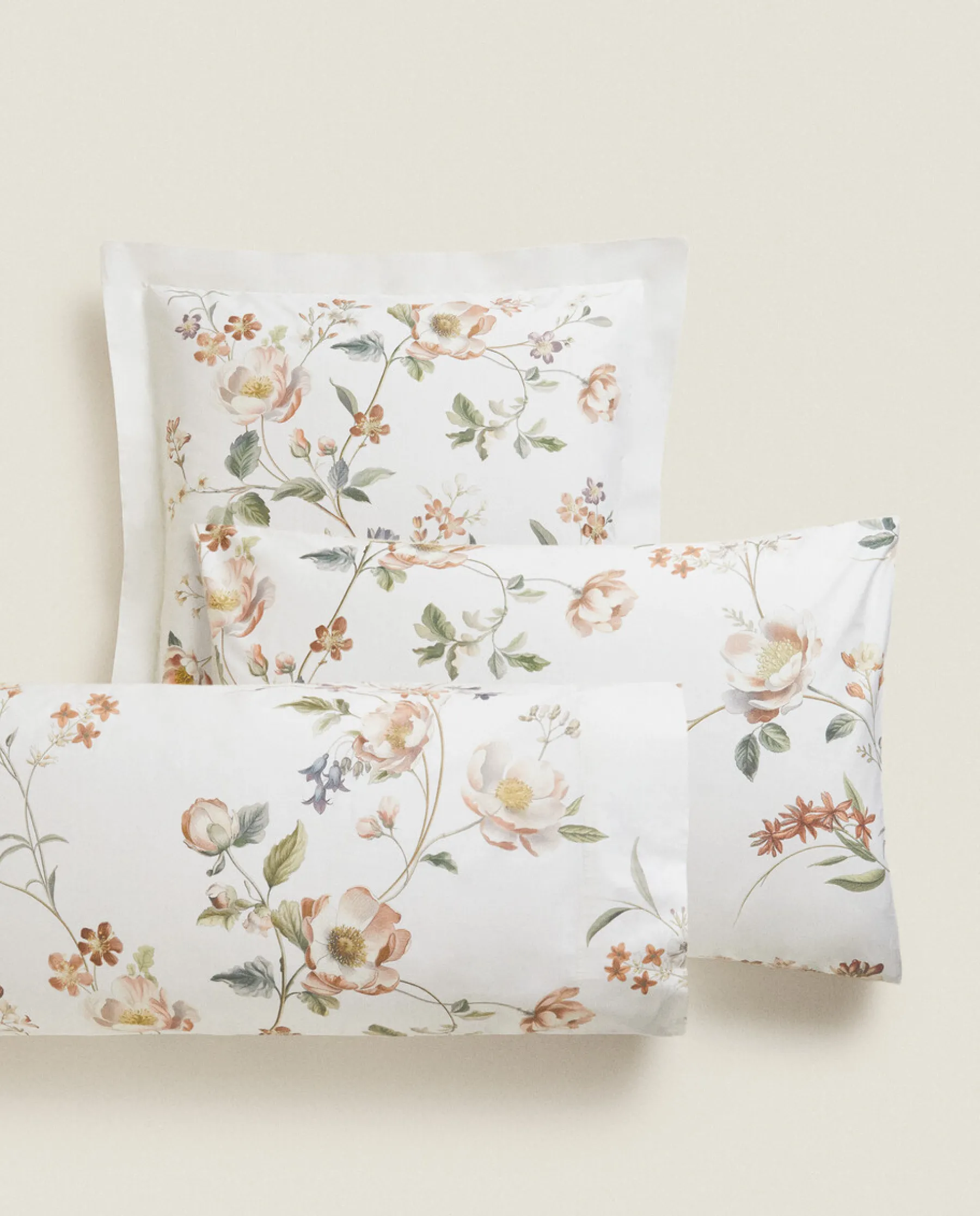 ZARA Home Floral Print Pillowcase