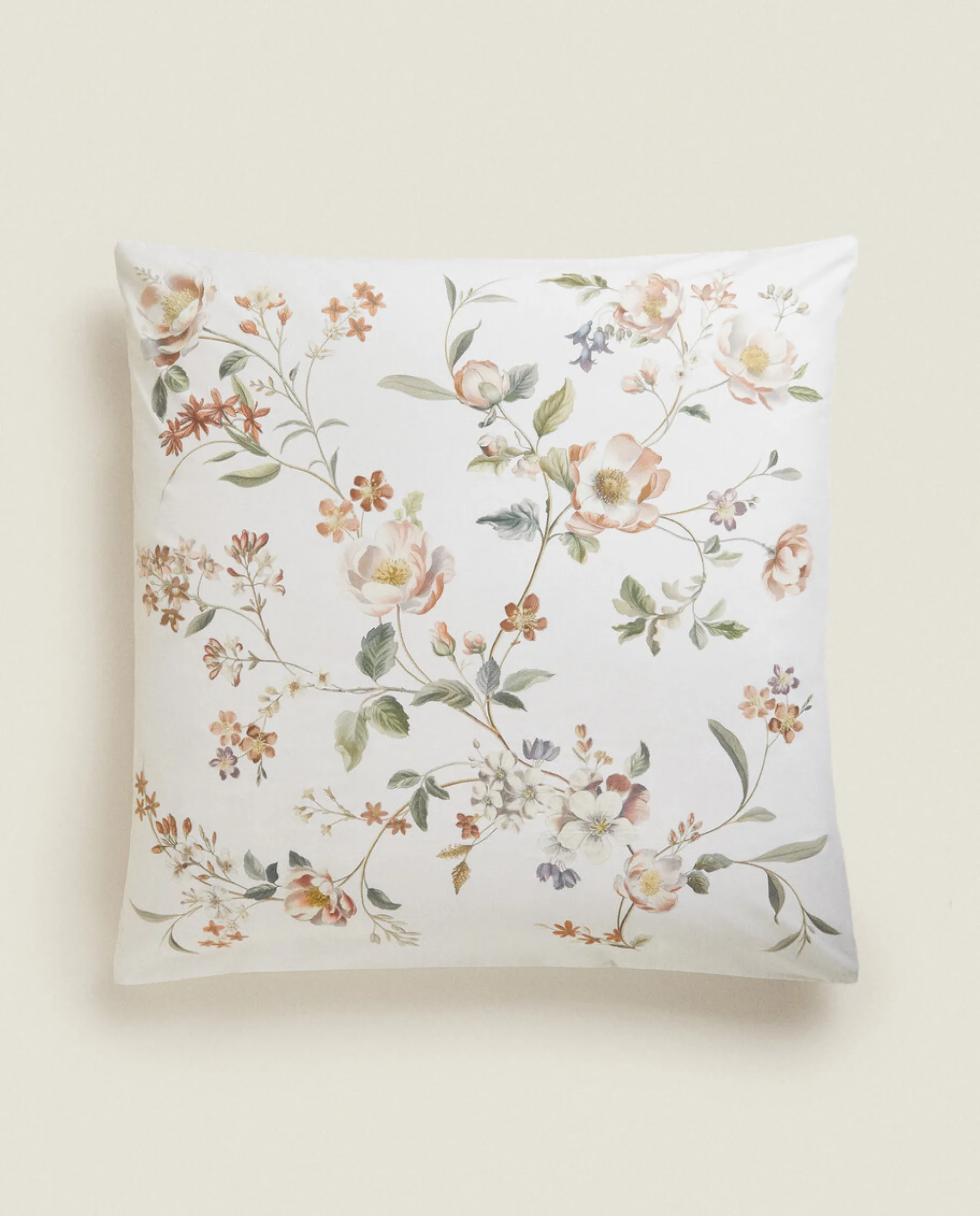 ZARA Home Floral Print Pillowcase