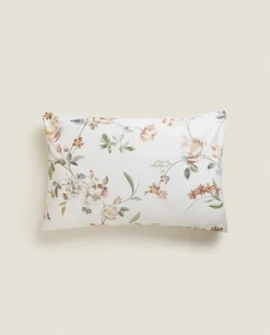 ZARA Home Floral Print Pillowcase