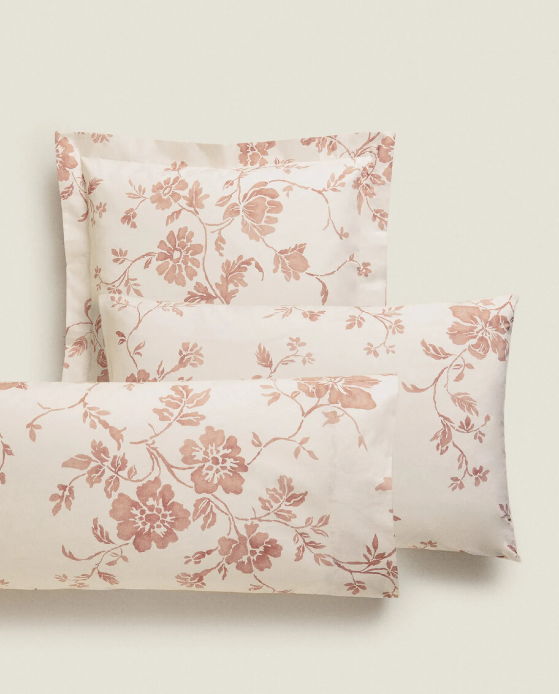 ZARA Home Floral Print Pillowcase