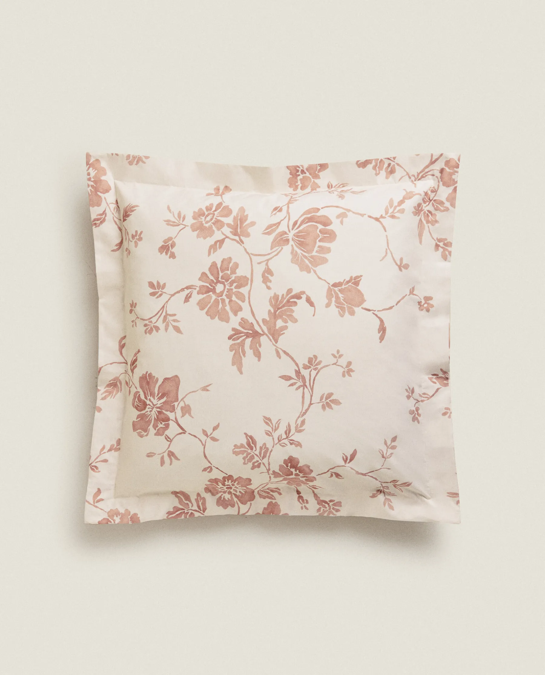 ZARA Home Floral Print Pillowcase