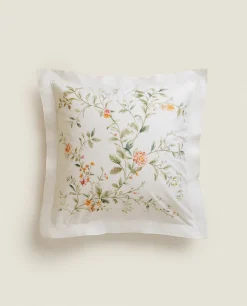 ZARA Home Floral Print Pillowcase