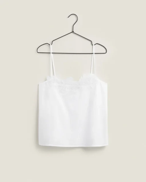 ZARA Home Floral Top With Straps