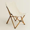 ZARA Home Folding Aluminum And Canvas Chair