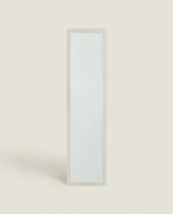 ZARA Home Full-Length Mirror With Linen Frame
