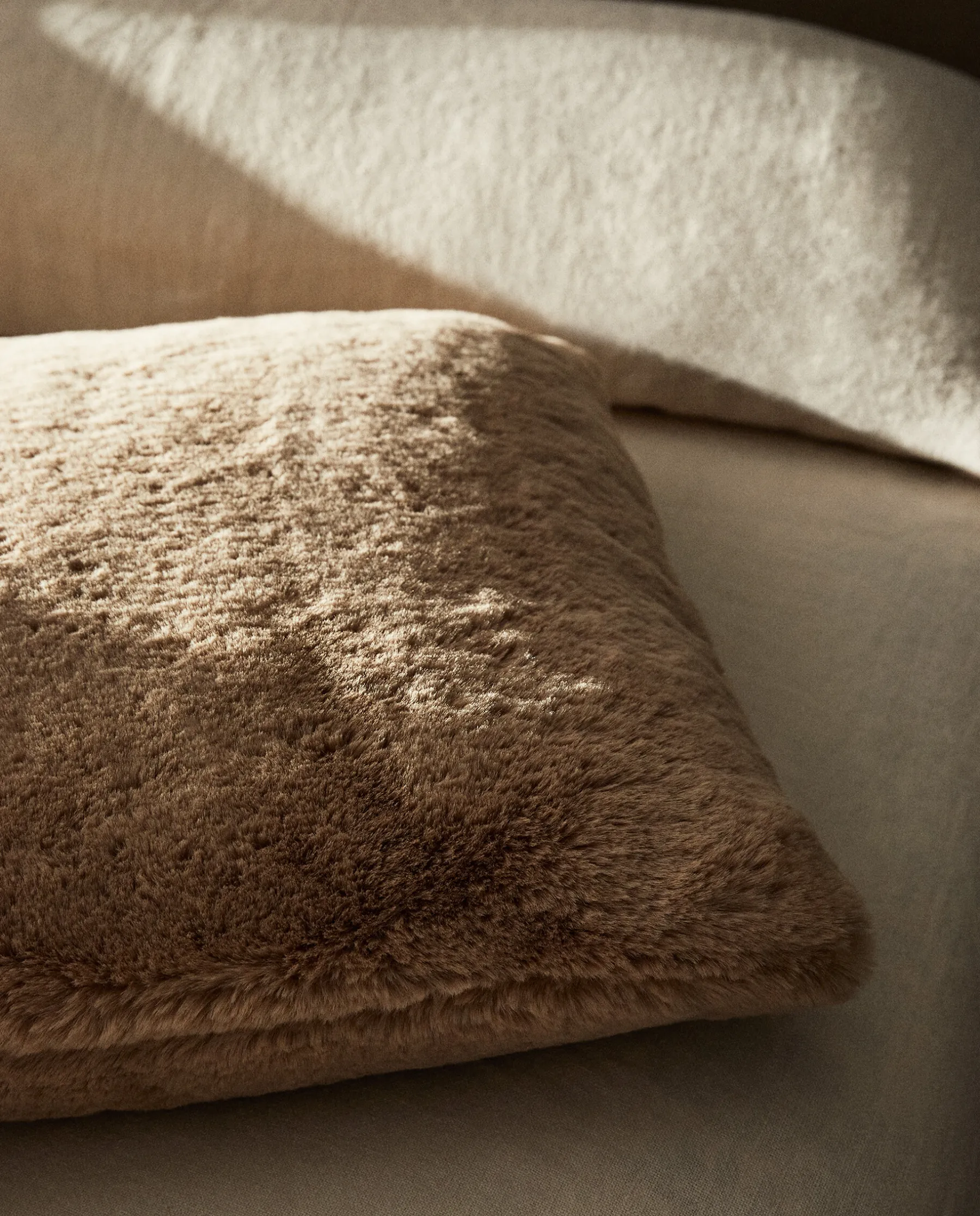 ZARA Home Fur (Faux) Throw Pillow Cover