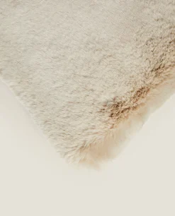 ZARA Home Fur (Faux) Throw Pillow Cover