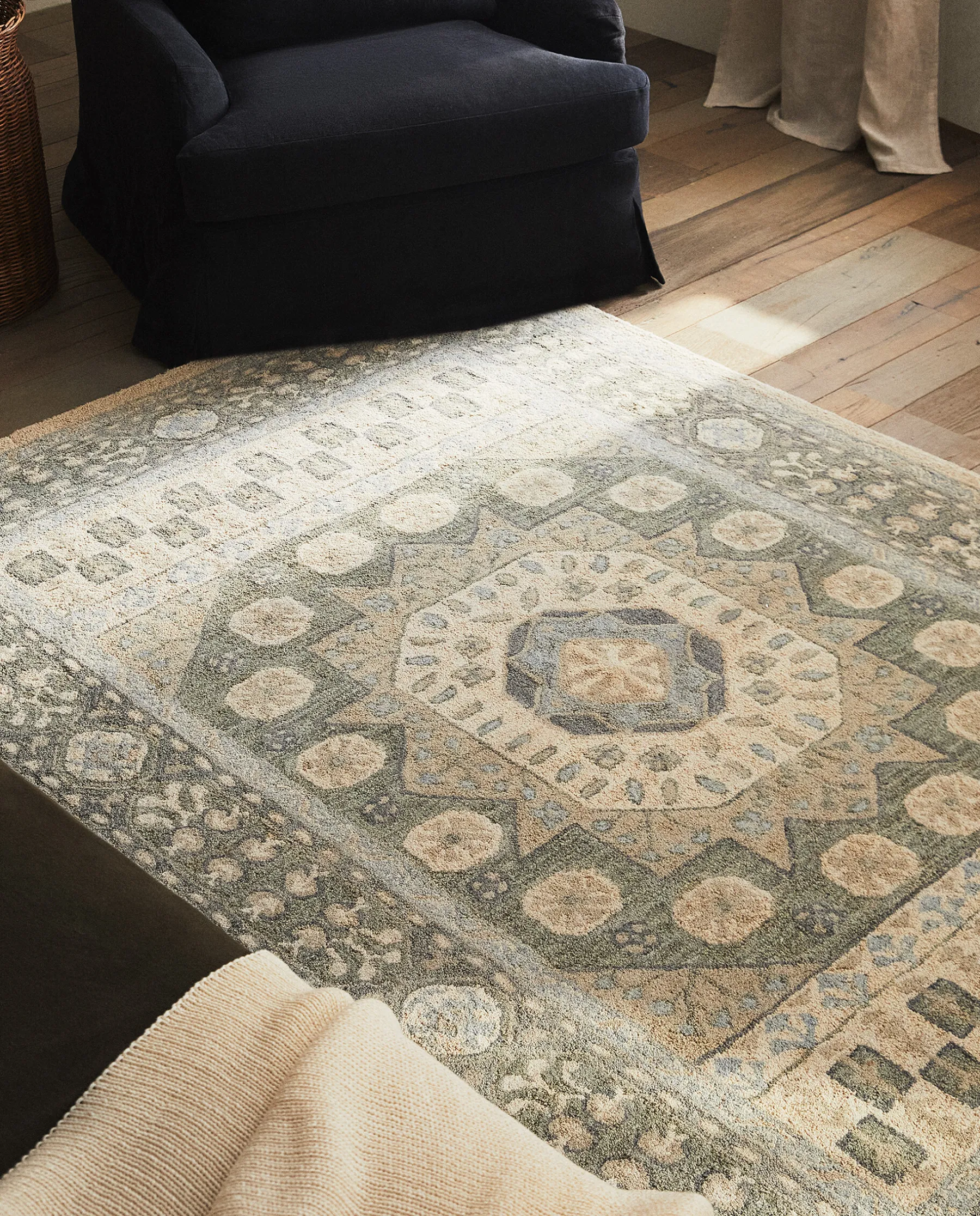 ZARA Home Geometric Wool Rug