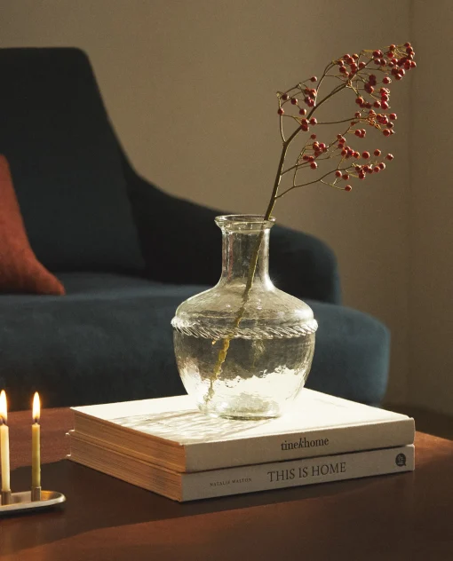 ZARA Home Glass Bottle Vase