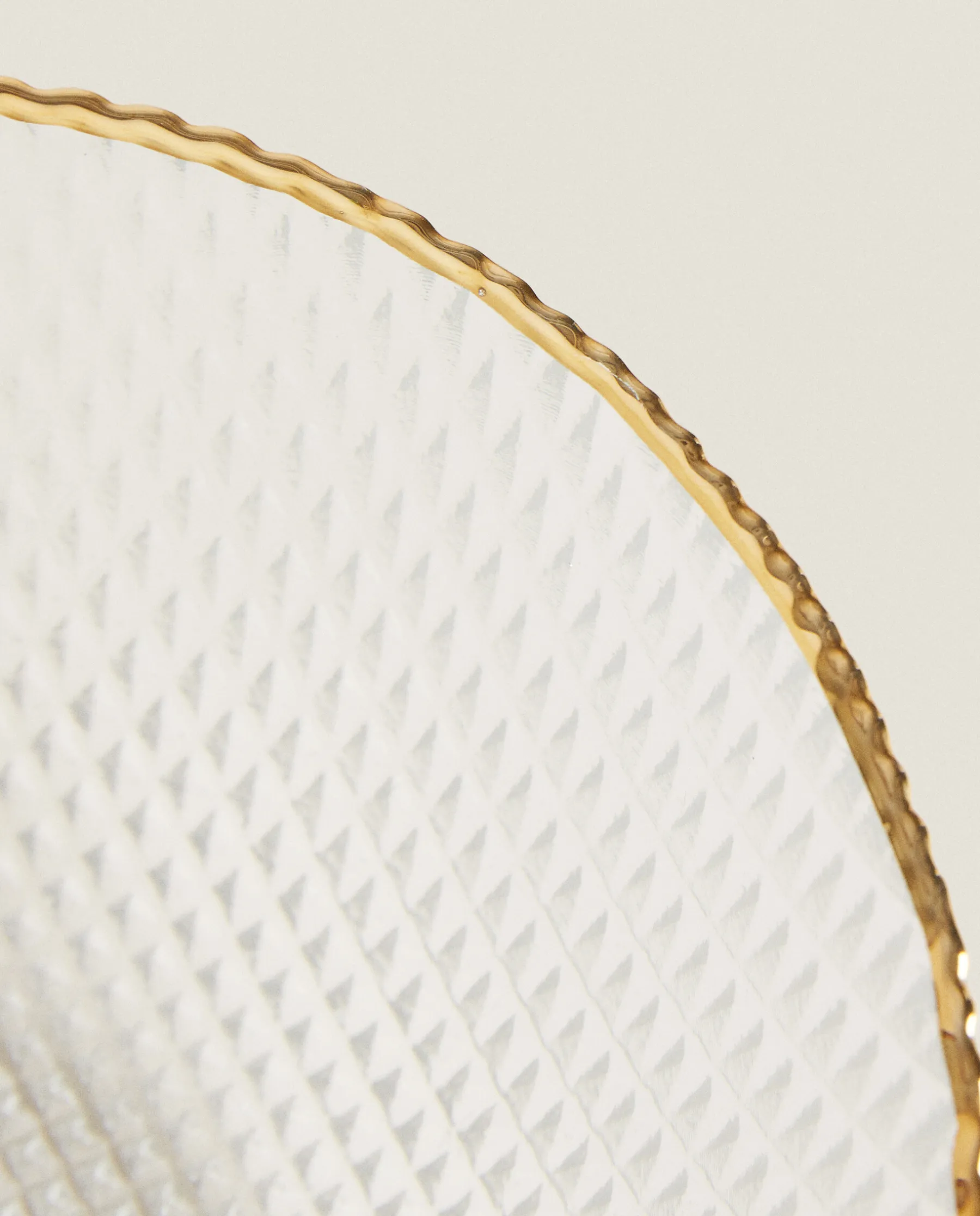 ZARA Home Glass Bowl With Raised Detail