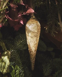 ZARA Home Glass Christmas Droplet Decoration