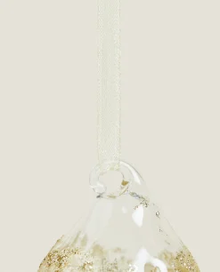 ZARA Home Glass Christmas Droplet Decoration