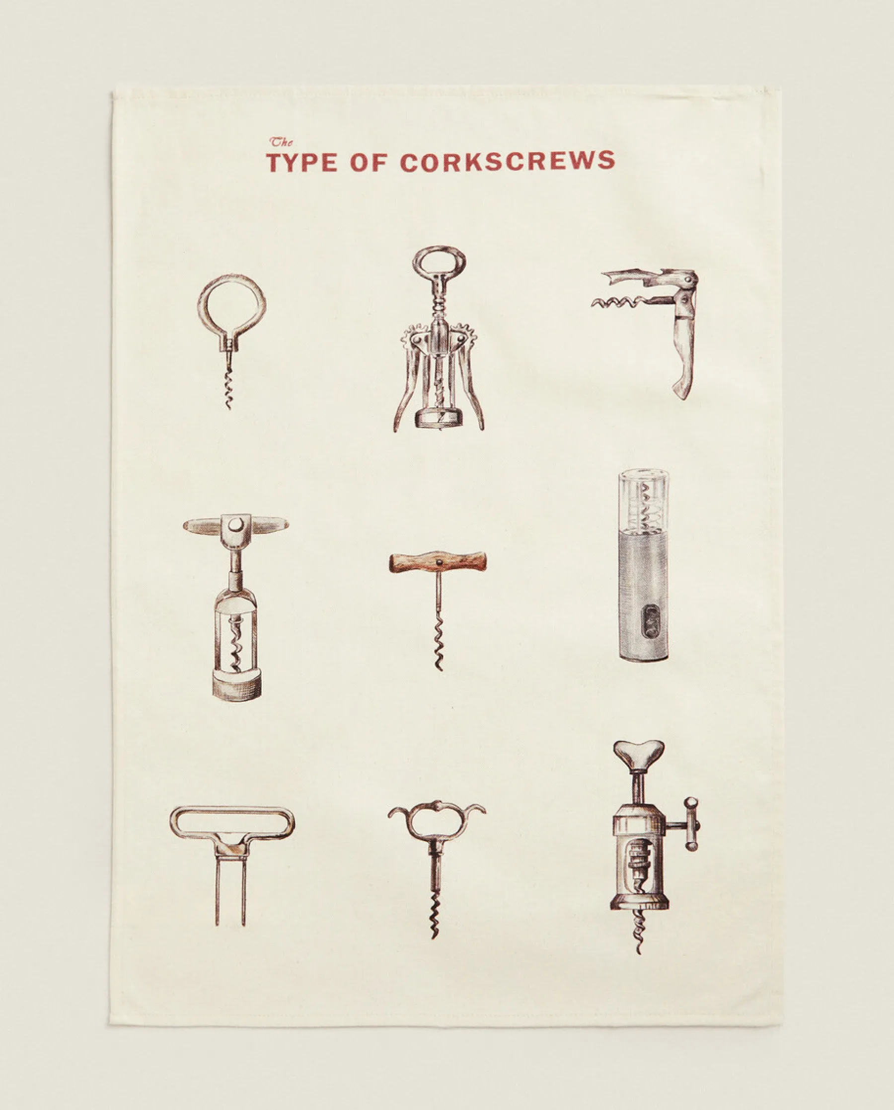 ZARA Home Glass Print Kitchen Towel (Pack Of 2)