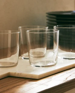 ZARA Home Glass Soft Drink Tumblers (Pack Of 4)