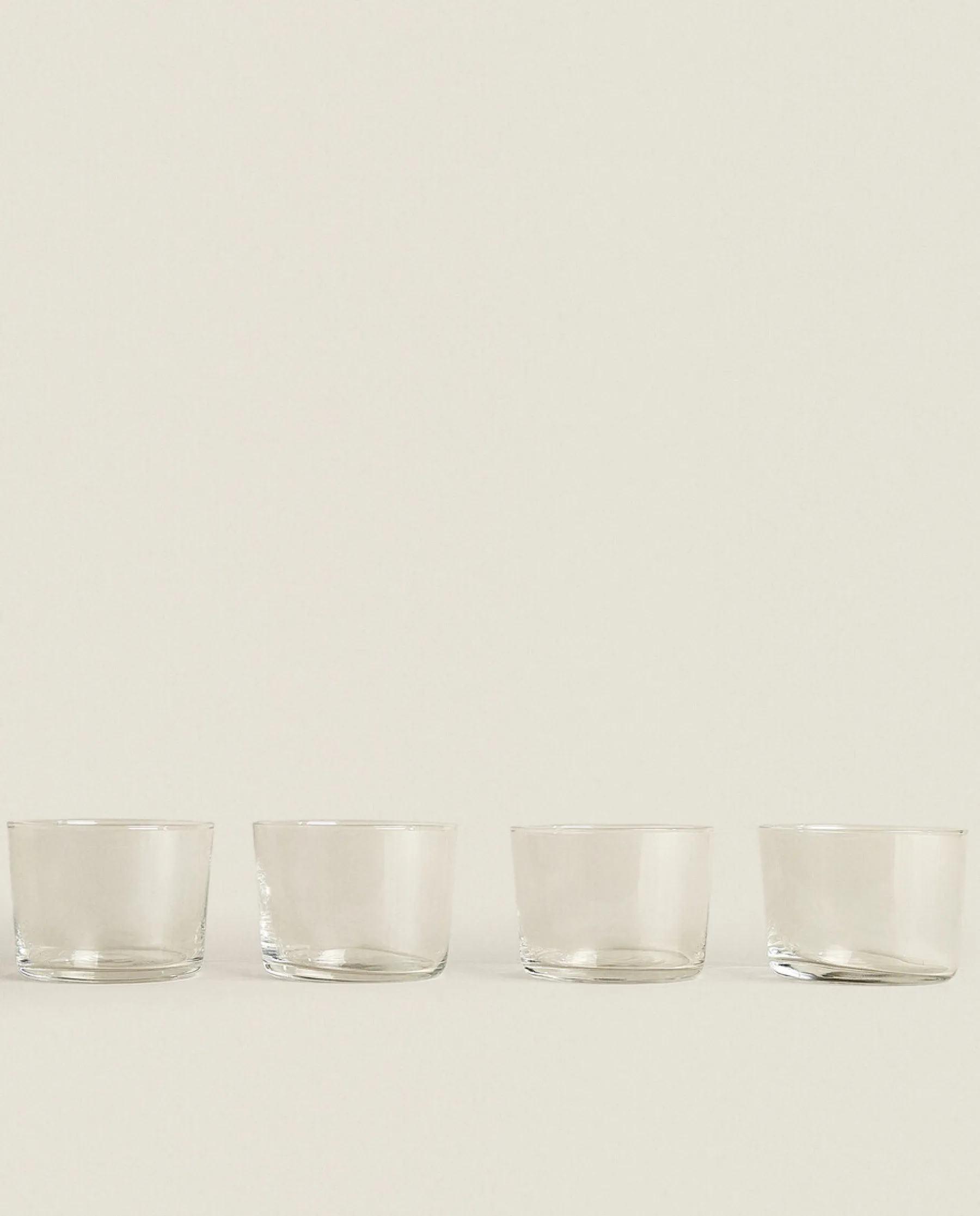 ZARA Home Glass Tumbler (Pack Of 4)