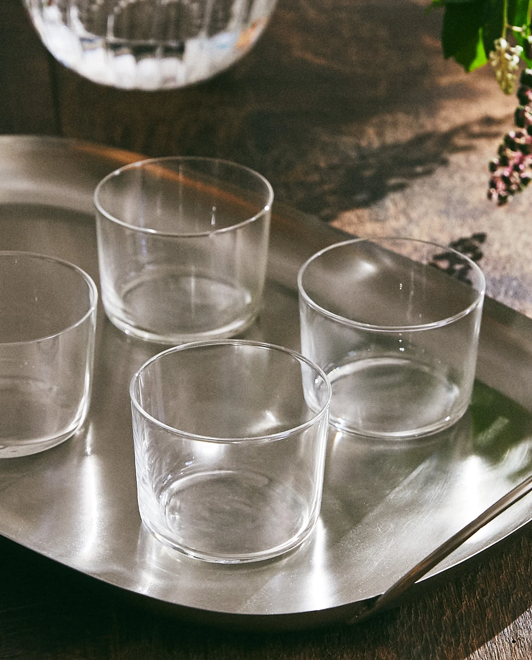 ZARA Home Glass Tumbler (Pack Of 4)