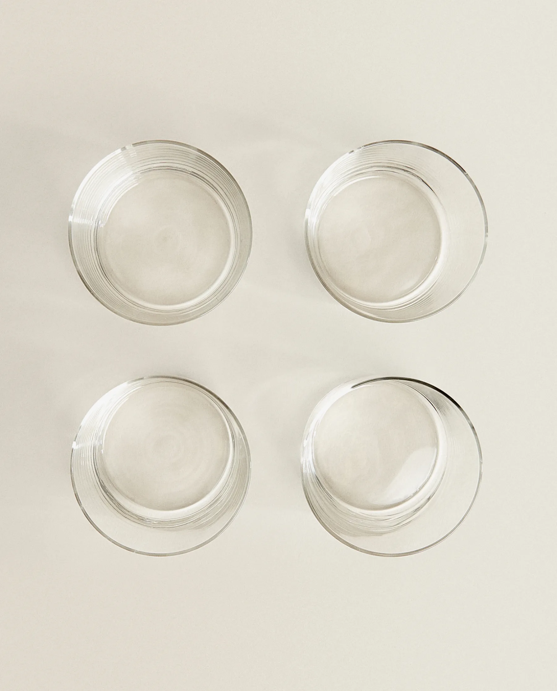 ZARA Home Glass Tumbler (Pack Of 4)