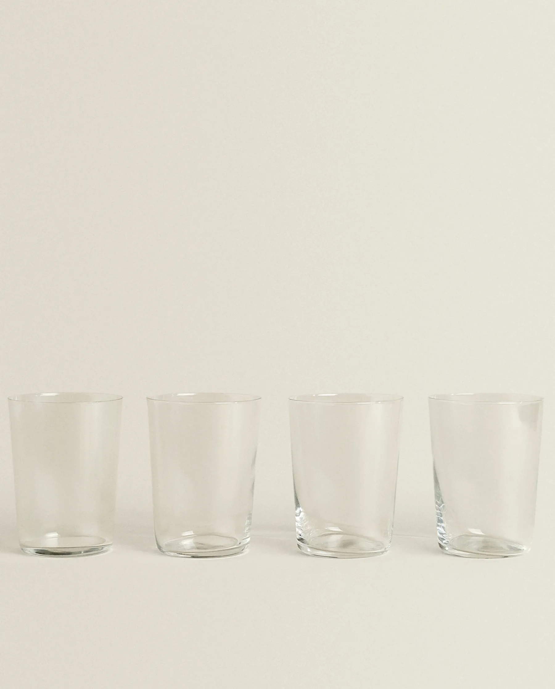 ZARA Home Glass Tumbler (Pack Of 4)