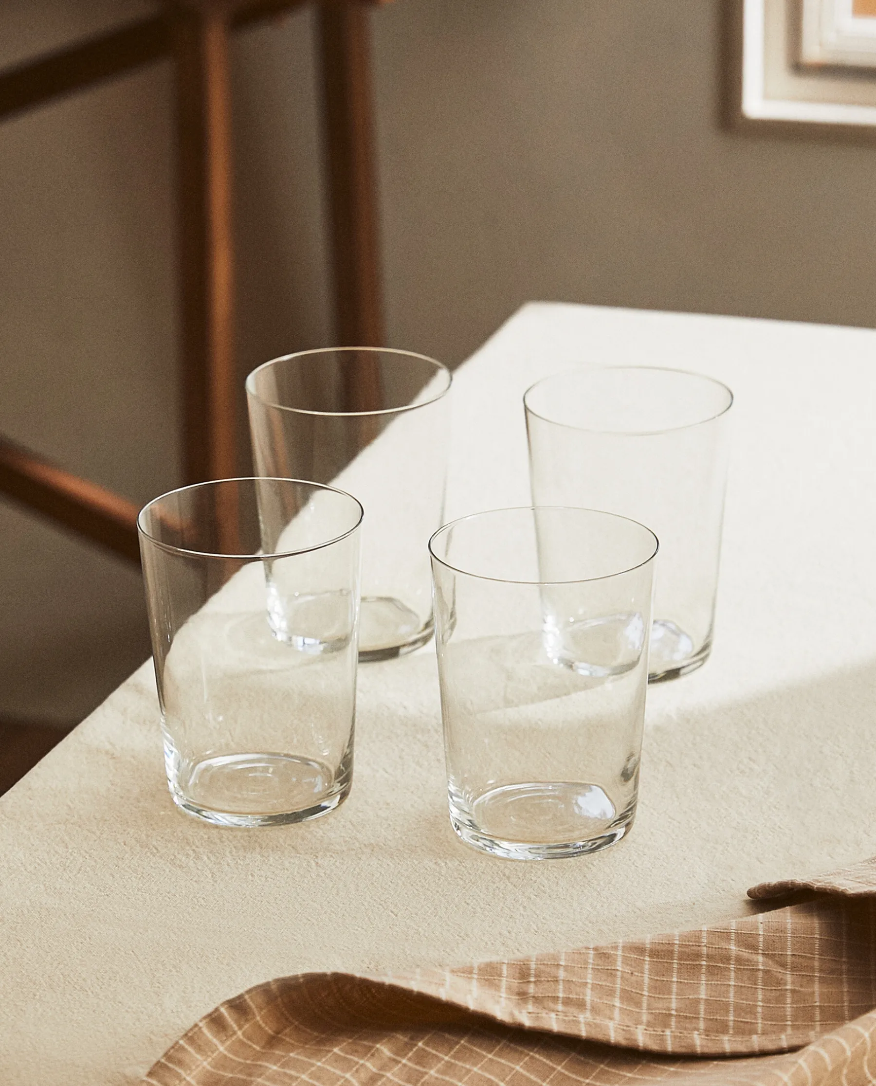 ZARA Home Glass Tumbler (Pack Of 4)