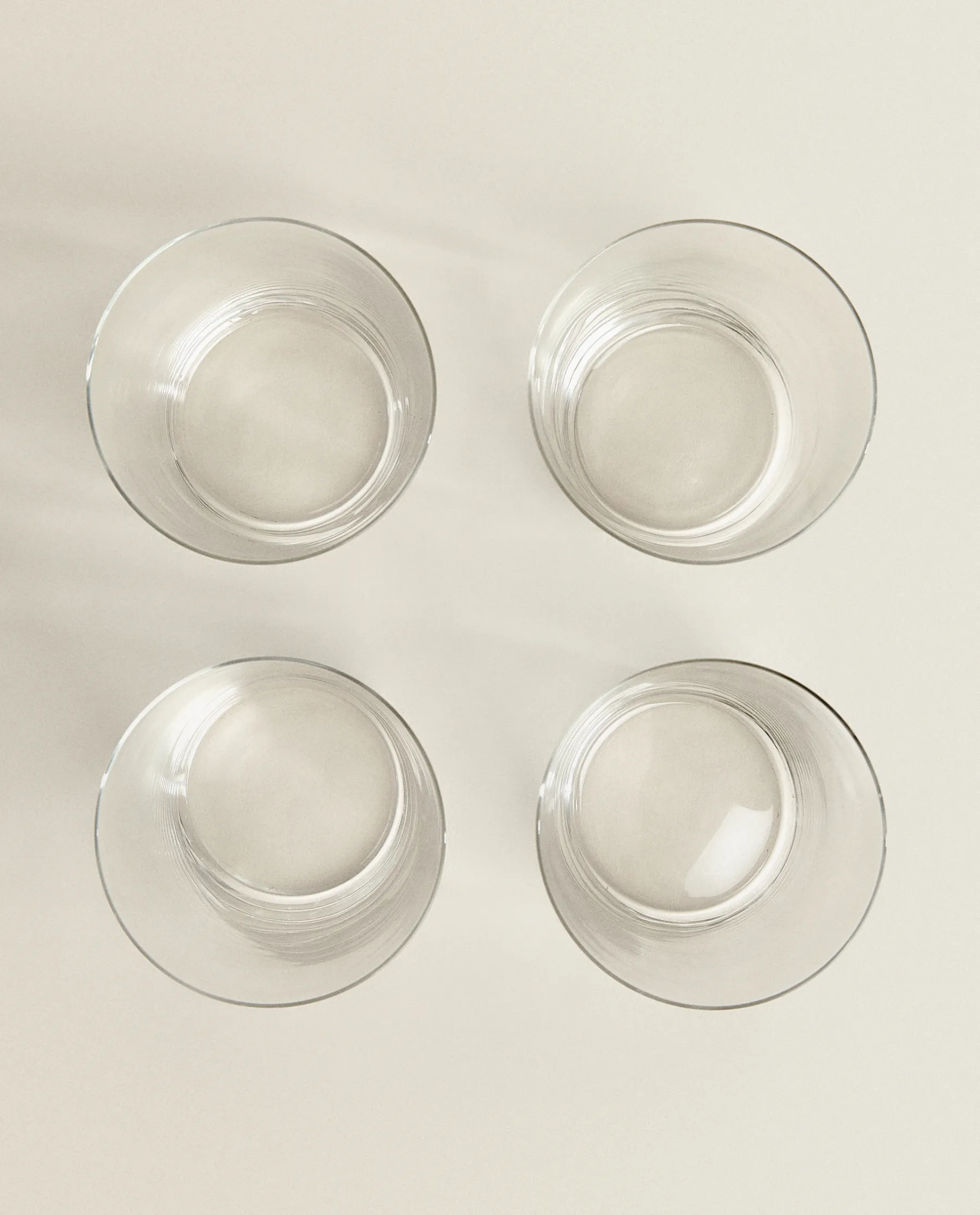 ZARA Home Glass Tumbler (Pack Of 4)