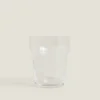 ZARA Home Glass Tumbler With Line Design