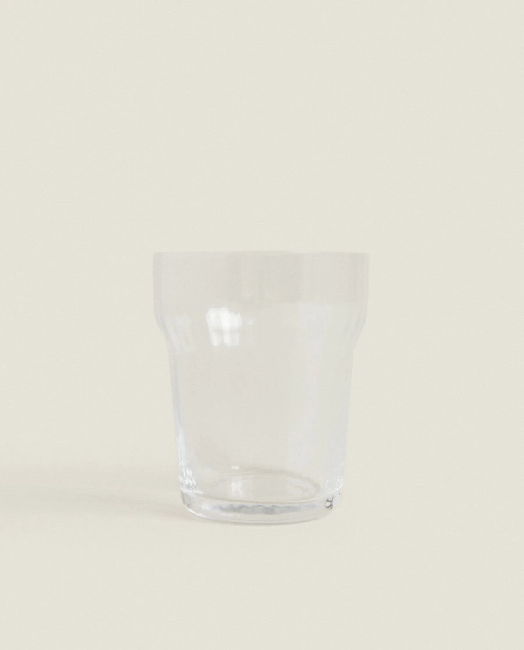 ZARA Home Glass Tumbler With Line Design