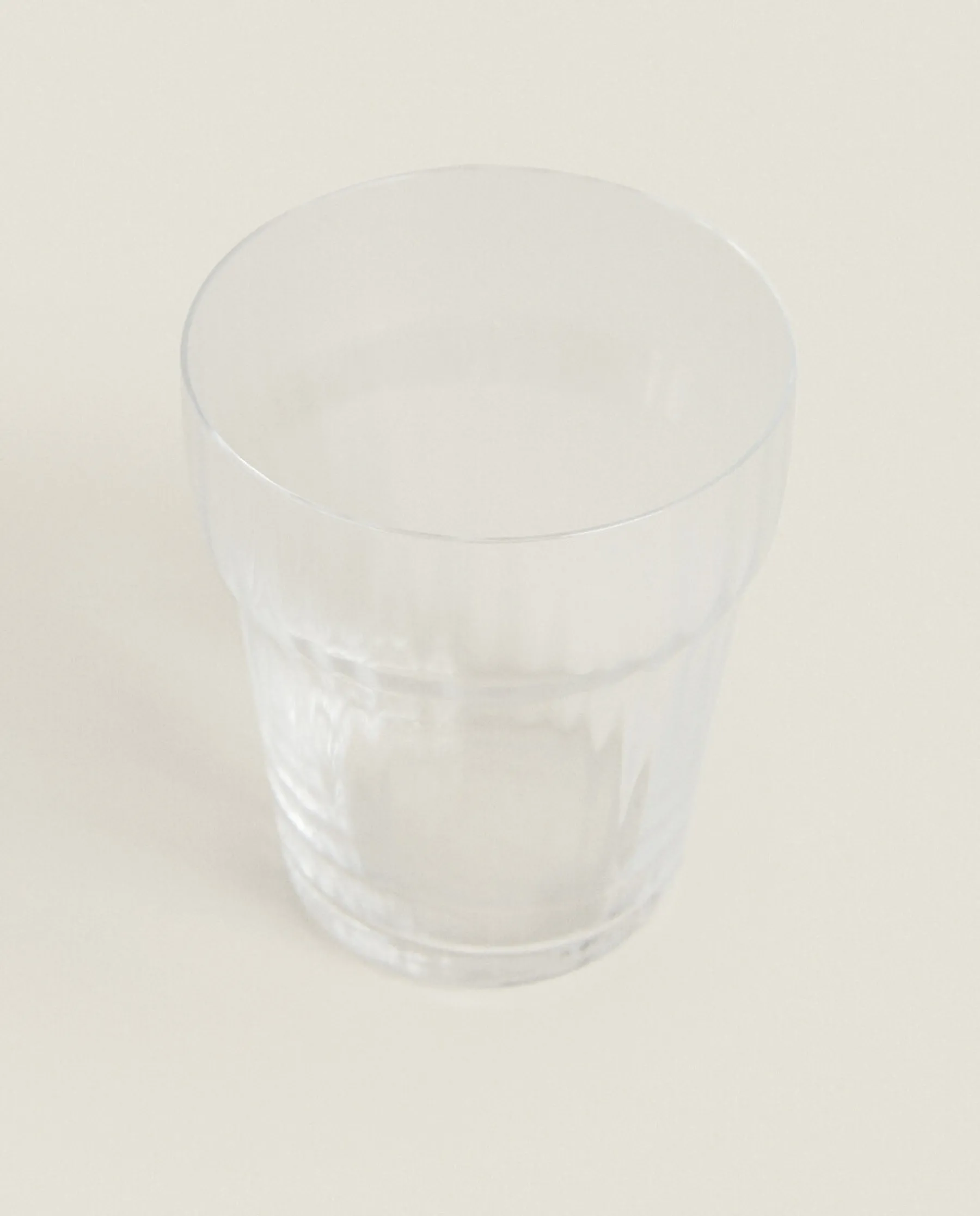 ZARA Home Glass Tumbler With Line Design