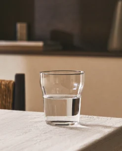 ZARA Home Glass Tumbler With Line Design