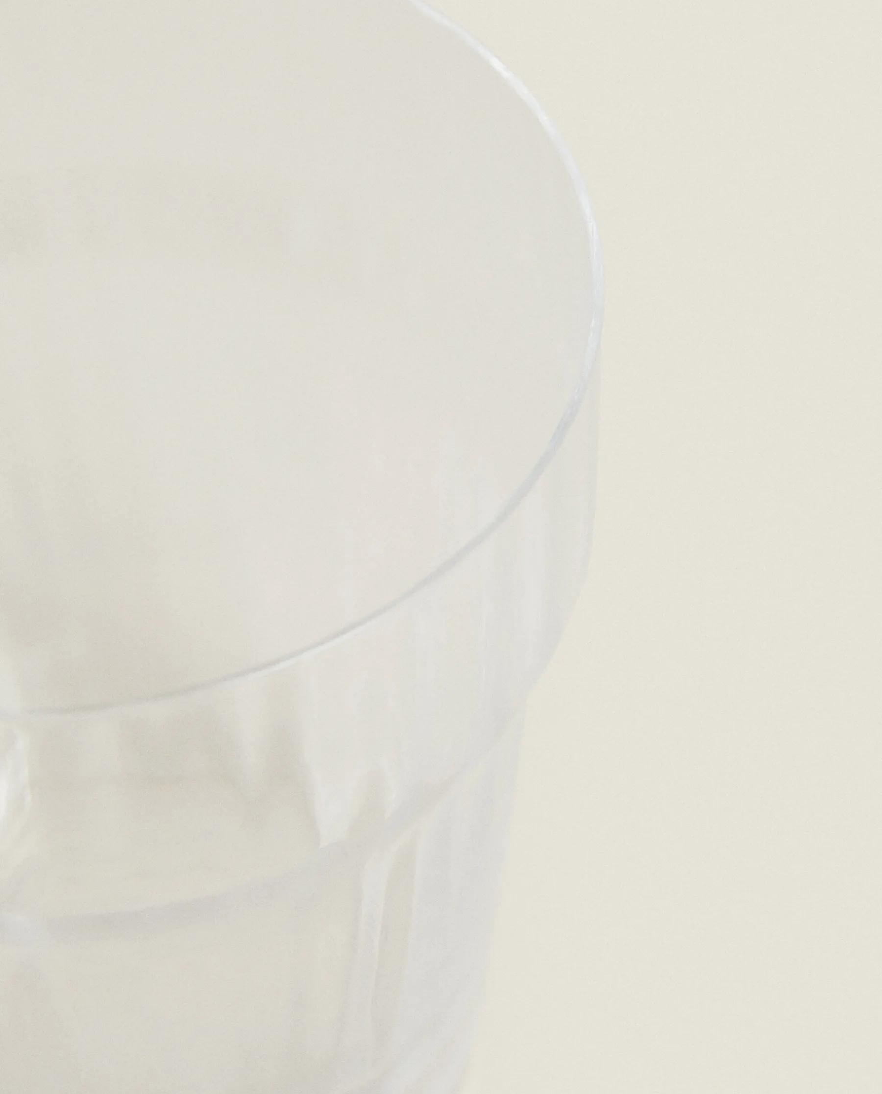 ZARA Home Glass Tumbler With Line Design