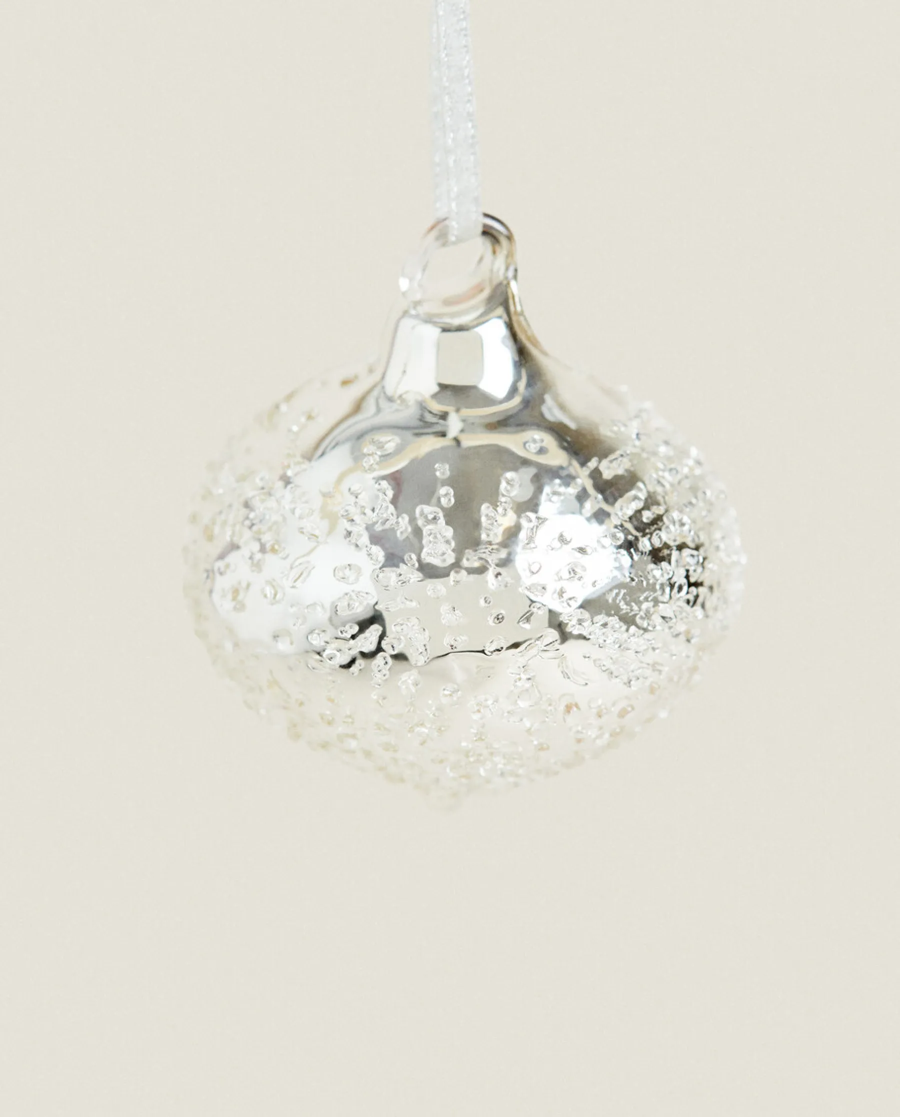 ZARA Home Glitter Glass Christmas Diamond Decoration