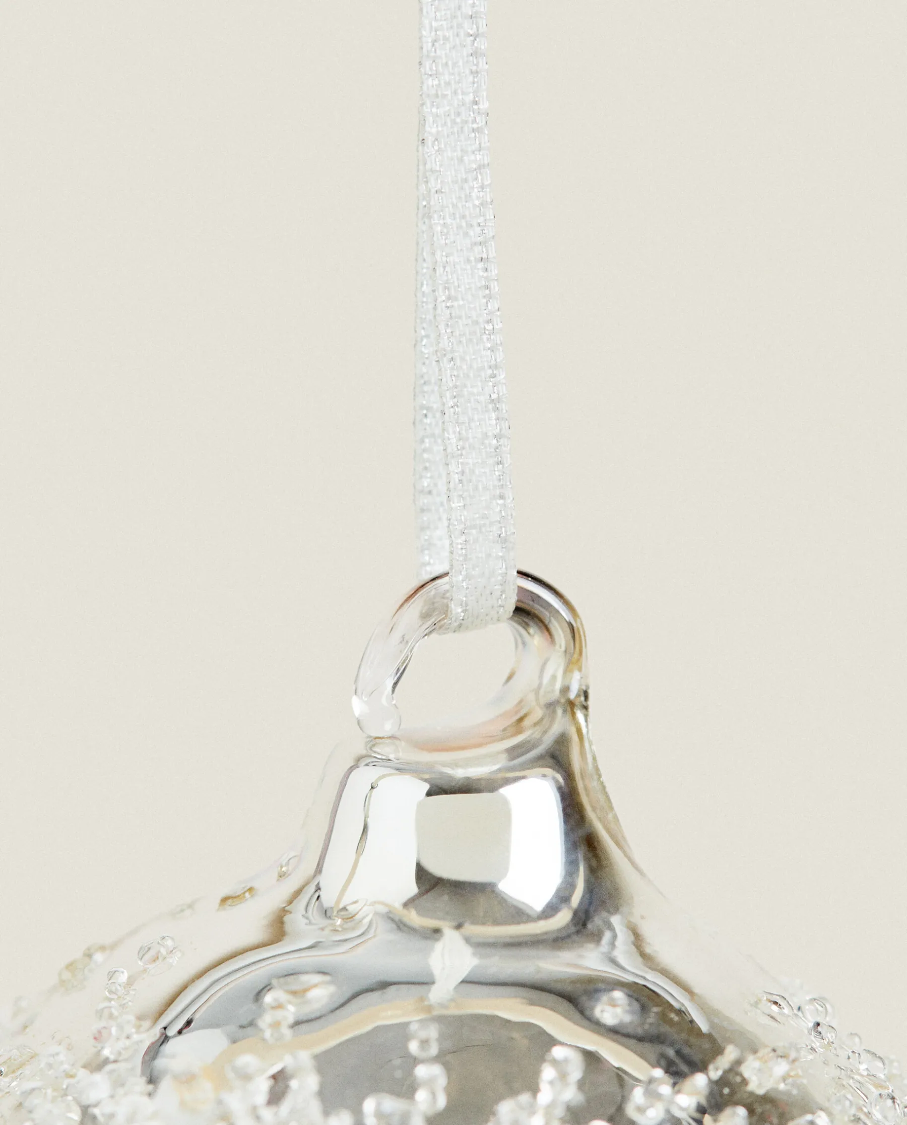 ZARA Home Glitter Glass Christmas Diamond Decoration