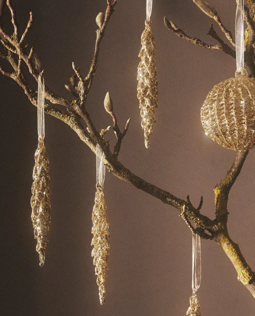 ZARA Home Glittery Christmas Branch Decoration