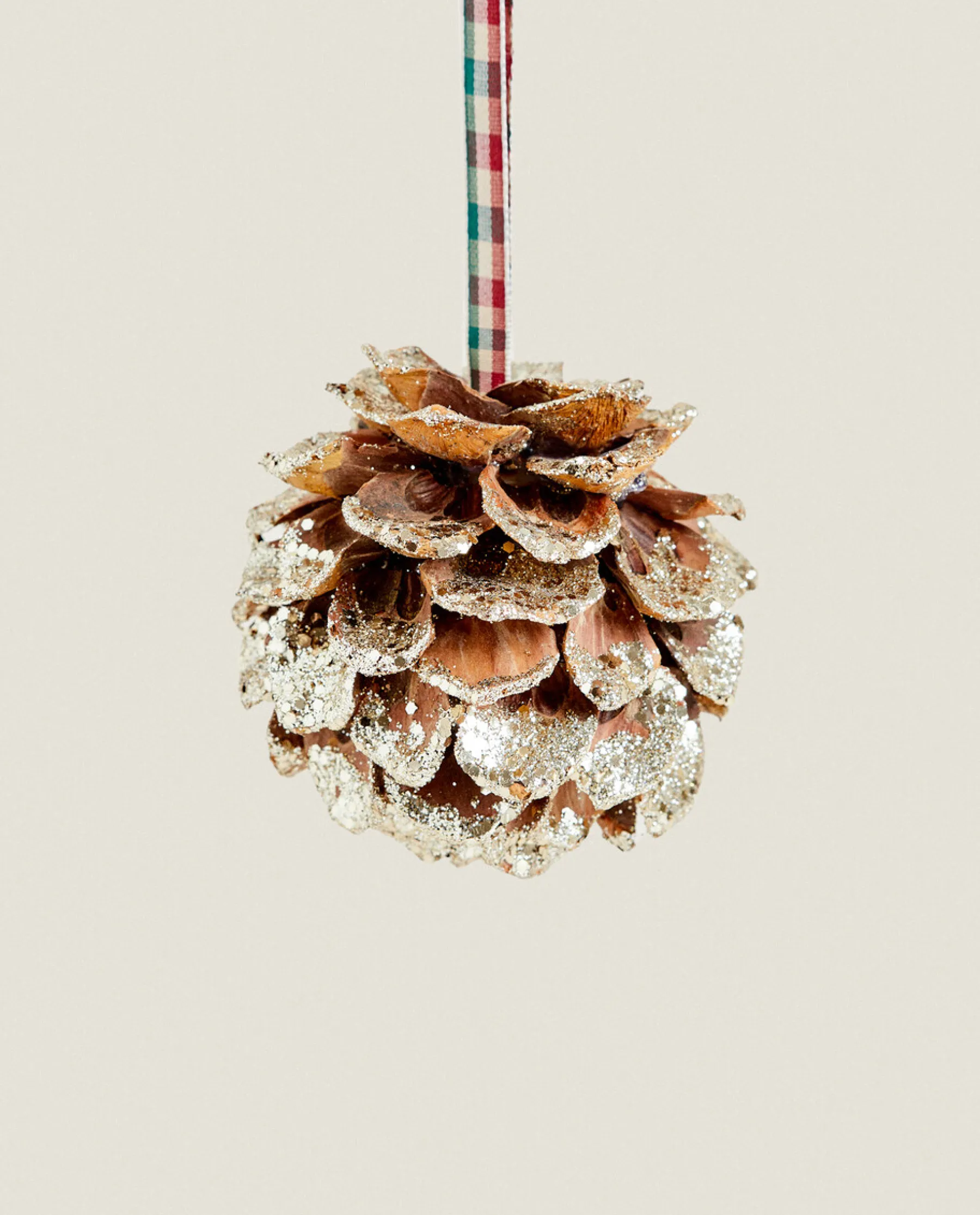 ZARA Home Glittery Christmas Pineapple Decoration