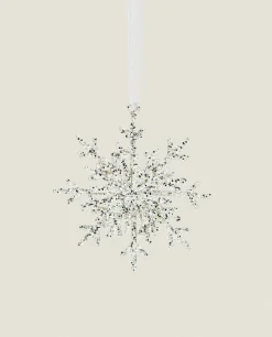 ZARA Home Glittery Christmas Snowflake Decoration